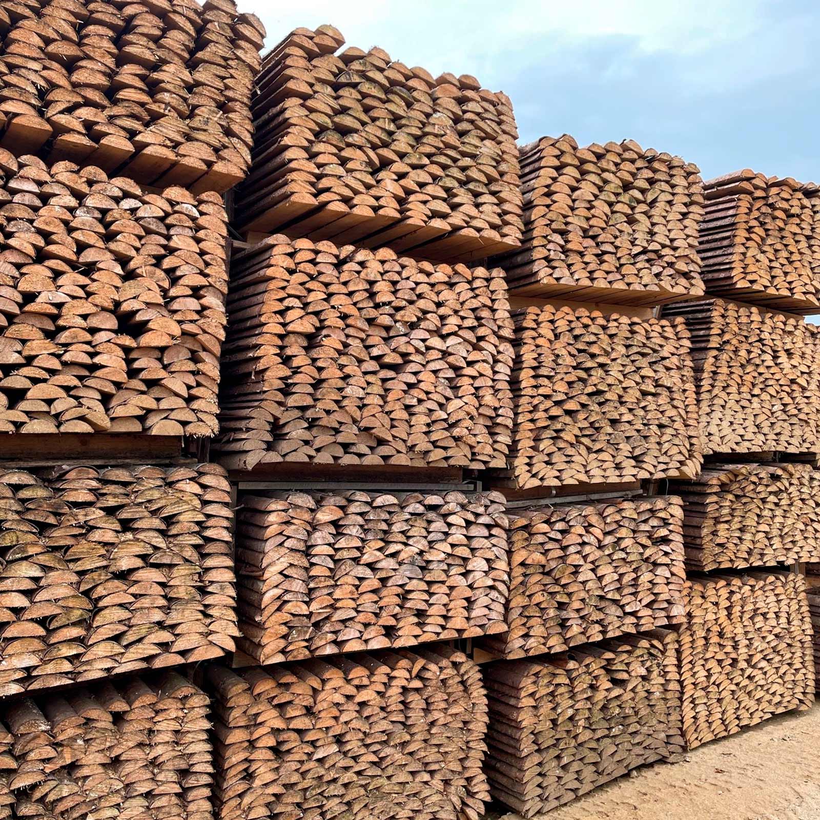 Rafte halv med bark Ø8-10 - Billede 2