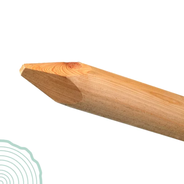 Spidspæl ubehandlet Ø5